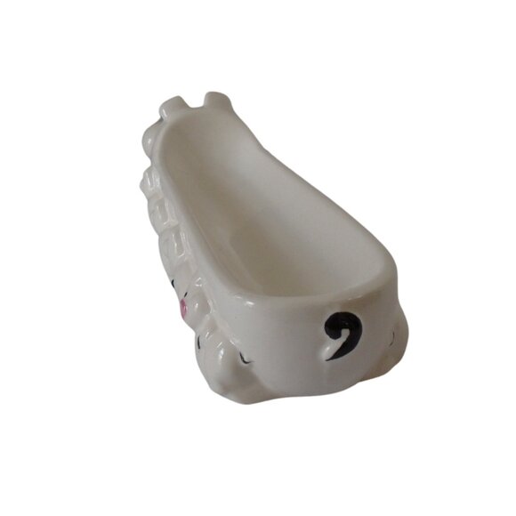 Vintage 1983 Ron Gordon Ceramic Mother Pig and Piglets Cookie Dish Cracker Dish - Picture 6 of 10